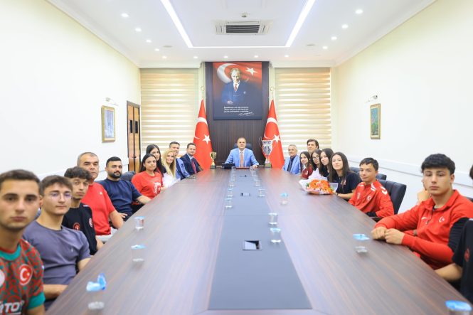 Muğlalı Genç Sporcuların Gurur Ziyareti