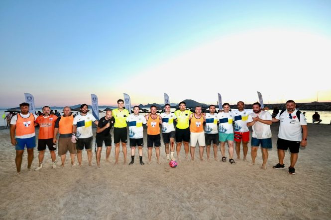    Günbatımı Plajı’nda Futbol Coşkusu Üç Gün Sürdü