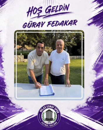 Milas Esnafspor, Güray Fedakar’ı Teknik Ekibe Kattı