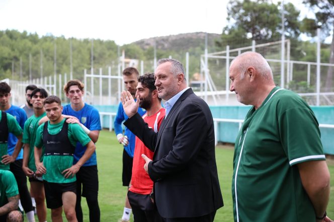 MHP BODRUM İLÇE TEŞKİLATI’NDAN BODRUMSPOR’A TEBRİK ZİYARETİ